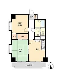 間取図画像 2DK