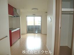 JR中央本線 八王子駅 バス13分 中野団地下車 徒歩5分の賃貸アパート 2階ワンルームのリビング/ダイニング