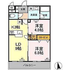 物件の間取り