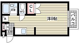 ヴィラ上ヶ原  ｜ 兵庫県西宮市上ケ原三番町（賃貸アパート1R・2階・26.49㎡） その2