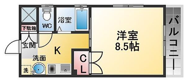 ソフィア ｜兵庫県西宮市北昭和町(賃貸マンション1K・1階・26.80㎡)の写真 その2