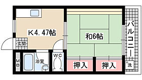 フタミハイツ  ｜ 兵庫県西宮市二見町（賃貸マンション1K・2階・28.00㎡） その2