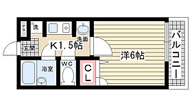 アーバンジャングルプレース174北棟  ｜ 兵庫県西宮市門前町（賃貸マンション1K・1階・20.30㎡） その2