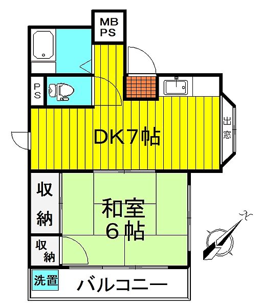 第二石田ビル ３０２号｜東京都八王子市散田町４丁目(賃貸マンション1DK・3階・30.55㎡)の写真 その2