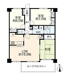 間取図画像 3LDK