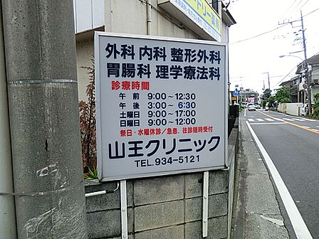 山王クリニック 10m