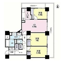 間取図画像 3LDK