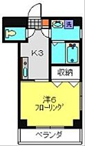 サンボヌール 203 ｜ 神奈川県川崎市中原区上小田中６丁目22-23（賃貸マンション1K・2階・27.00㎡） その2