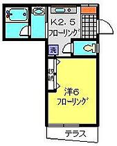 ミトワージュ新城 103 ｜ 神奈川県川崎市中原区上新城１丁目2-31（賃貸アパート1K・1階・24.18㎡） その2