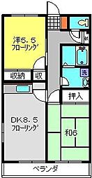 間取図画像 2DK