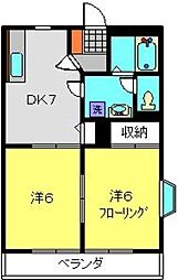 間取図画像 2DK