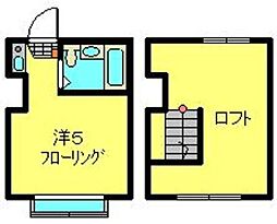 ネオステーションプラザ ワンルームの間取図画像