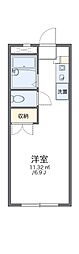 レオパレスアネックス新川崎 1Kの間取図画像