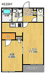 間取図画像 1LDK