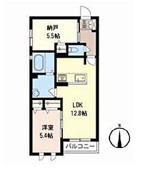 JR片町線(学研都市線) 野崎駅 徒歩14分 2階/-
