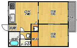 JR片町線(学研都市線) 忍ケ丘駅 徒歩15分 2階/-