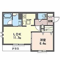 大阪府寝屋川市明徳1丁目（賃貸アパート1LDK・1階・44.08㎡） その2