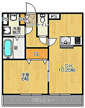 大阪府四條畷市蔀屋本町（賃貸アパート1LDK・1階・40.58㎡） その2