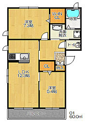 パルクブリーゼ 2階