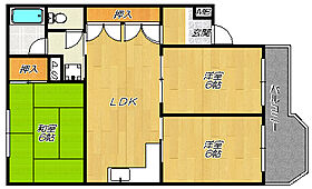 ハイローズマンション2番館  ｜ 大阪府大東市深野5丁目（賃貸マンション3LDK・2階・57.00㎡） その2