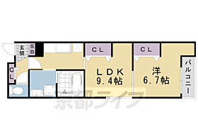 グランディオーズ桂 403 ｜ 京都府京都市西京区上桂前田町（賃貸マンション1DK・4階・40.00㎡） その2