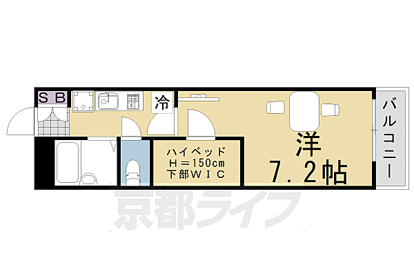 レオパレスＵｒｂａｎ桂坂 410｜京都府京都市西京区樫原秤谷町(賃貸アパート1K・4階・20.81㎡)の写真 その2