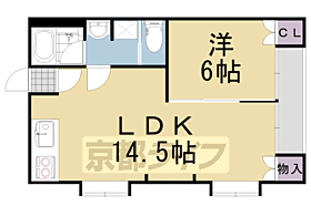 オプティトモオカII 308 ｜ 京都府長岡京市友岡1丁目（賃貸マンション1LDK・3階・37.62㎡） その2