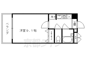 京都府京都市南区西九条御幸田町（賃貸マンション1K・7階・26.64㎡） その2