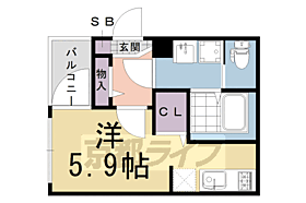 京都府京都市伏見区納所北城堀（賃貸アパート1R・3階・18.16㎡） その2