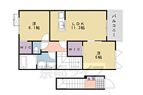 ヴィラ宮の前 205 ｜ 京都府南丹市園部町横田7号（賃貸アパート2LDK・2階・57.64㎡） その2