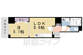 ＣｏＣｏ　Ｓａｎｇａ　ウエスト 704 ｜ 京都府亀岡市亀岡駅北1丁目（賃貸マンション1LDK・7階・38.04㎡） その2