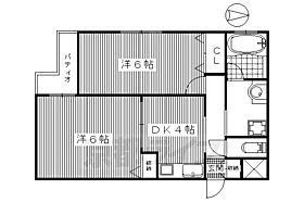 フォレスタ伏見 101 ｜ 京都府京都市伏見区淀樋爪町（賃貸アパート2K・1階・32.29㎡） その2