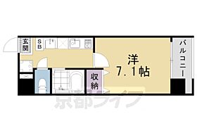 京都府京都市南区唐橋堂ノ前町（賃貸マンション1K・5階・23.25㎡） その2