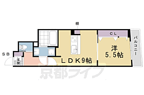 京都府京都市伏見区深草紺屋町（賃貸マンション1LDK・1階・35.78㎡） その2