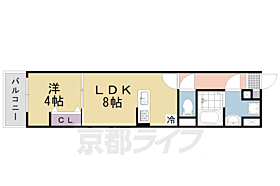 ＫＲＭ　ＲＥＳＩＤＥＮＣＥ　ＮＡＧＡＯＫＡＴＥＮＪＩＮ 102 ｜ 京都府長岡京市長岡1丁目（賃貸アパート1LDK・1階・32.15㎡） その2