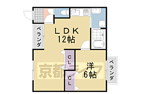 ＣＡＳＡ・ＲＩＯ 201 ｜ 京都府京都市西京区桂徳大寺東町（賃貸アパート1LDK・2階・40.99㎡） その2