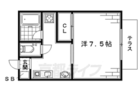 京都府京都市伏見区桃山羽柴長吉西町（賃貸アパート1K・1階・25.56㎡） その2