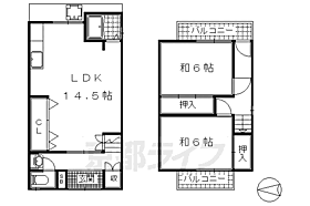 京都府京都市伏見区上神泉苑町（賃貸一戸建2LDK・--・66.71㎡） その2