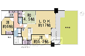 京都府京都市伏見区桃山町和泉（賃貸マンション3LDK・1階・90.39㎡） その2