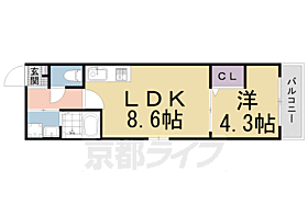 京都府京都市伏見区深草西出町（賃貸マンション1LDK・3階・30.00㎡） その2