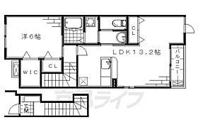 京都府京都市伏見区深草僧坊町（賃貸アパート1LDK・2階・51.13㎡） その2