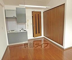 阪急京都本線 桂駅 徒歩8分の賃貸マンション 2階ワンルームのリビング/ダイニング