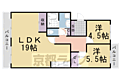 ヴィラピーシス1階6.7万円
