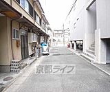 目の前の道路です。