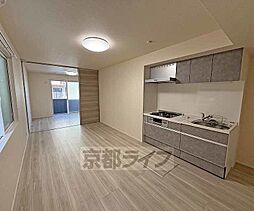 阪急京都本線 桂駅 徒歩14分の賃貸アパート 1階1LDKのリビング/ダイニング