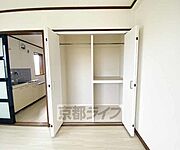 大容量のクローゼットです。