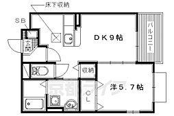 グランソレイユ楠葉III 1階