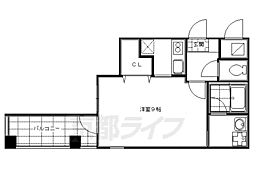 京都市営烏丸線 四条駅 徒歩9分 4階/-
