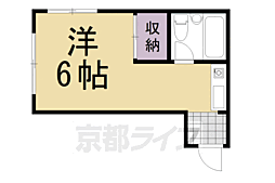 レジアス-1 ワンルームの間取図画像