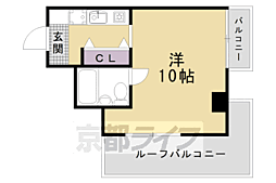 メゾン橋本 1Kの間取図画像